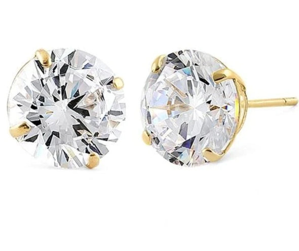 2.5MM - 10MM 14K SOLID GOLD CLASSIC STUDS