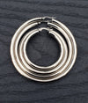 STEEL SASHA HOOPS