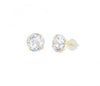 2.5MM - 10MM 14K SOLID GOLD CLASSIC STUDS