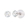 2.5MM - 10MM 14K SOLID GOLD CLASSIC STUDS