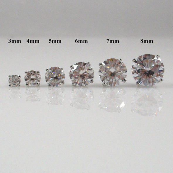 2.5MM - 10MM 14K SOLID GOLD CLASSIC STUDS