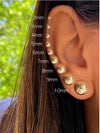 2.5MM - 10MM 14K SOLID GOLD CLASSIC STUDS